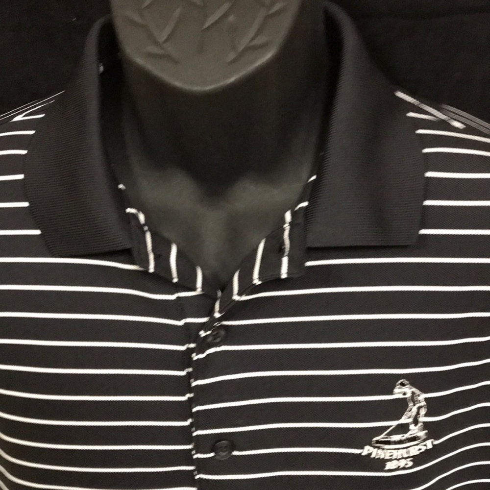 Pinehurst logo moisture wicking polo